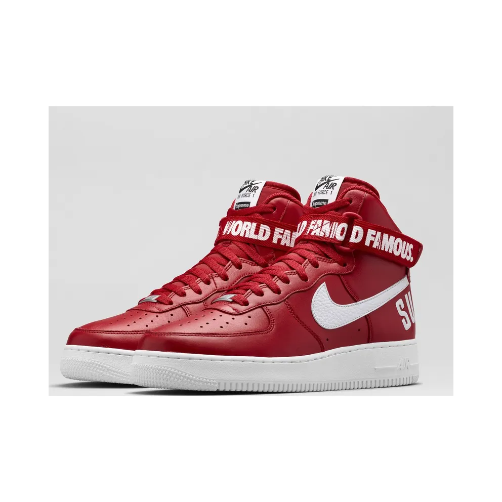 Nike Air Force 1 High Supreme World Famous Red (698696-610)