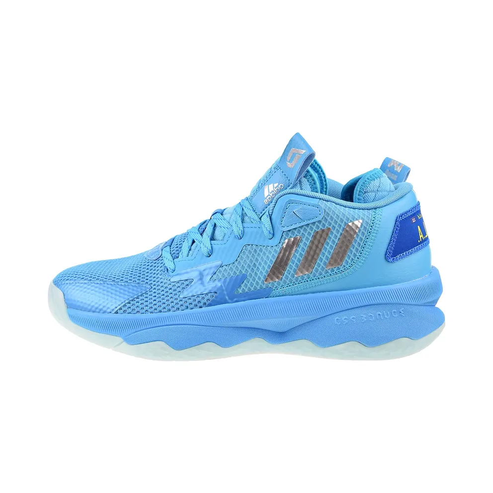 Adidas Dame 8 J GS “Signal Cyan/Silver Metallic/Shock Cyan” (GW8998)