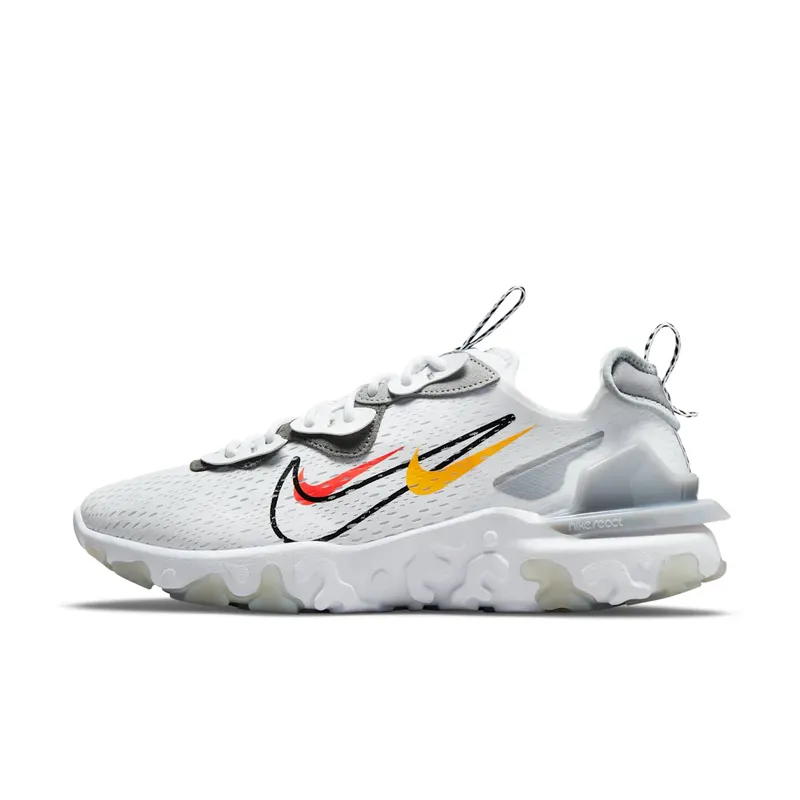 Nike React Vision “White / Light Smoke Grey / Smoke Grey / Black” (DM9095-101)