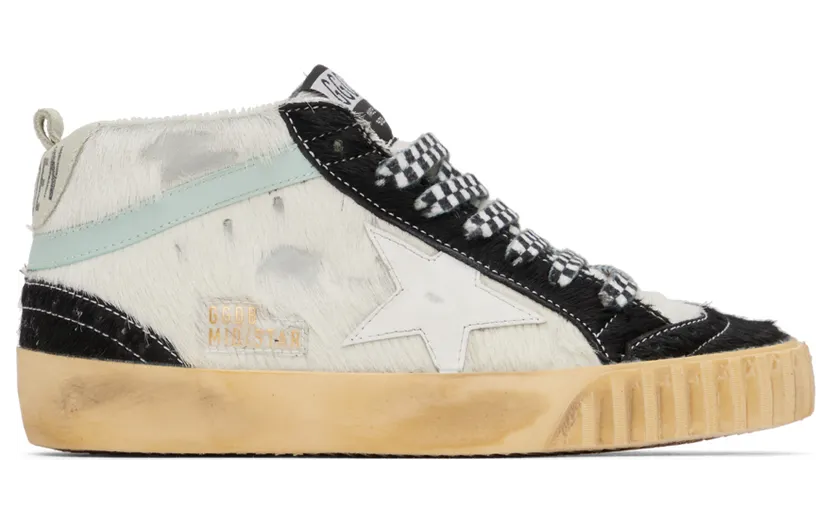 Golden Goose White Mid Star Classic Sneakers (GWF00122.F003295.11211)