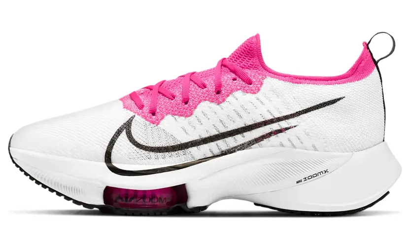 Nike Air Zoom Tempo Next FK “White / Pink Blast / Black” (CI9924-102)