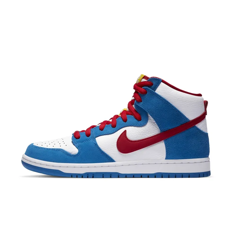 Nike SB Dunk High Doraemon Light Photo Blue/Light Photo Blue-Speed Yellow-University Red (CI2692-400)