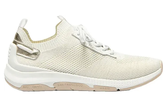 TBS sneaker wit/goud (JELLINA-C7L97)