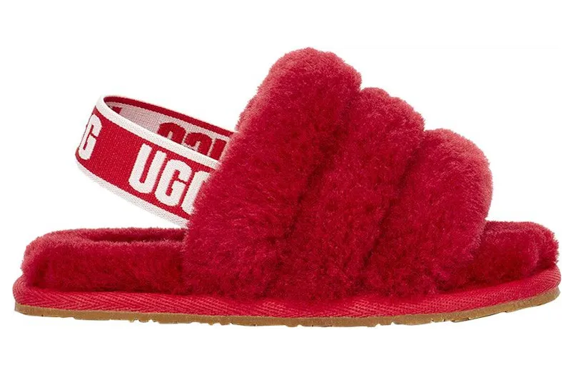 UGG Fluff Yeah Slide Ribbon Red (1098579T-RBRD)
