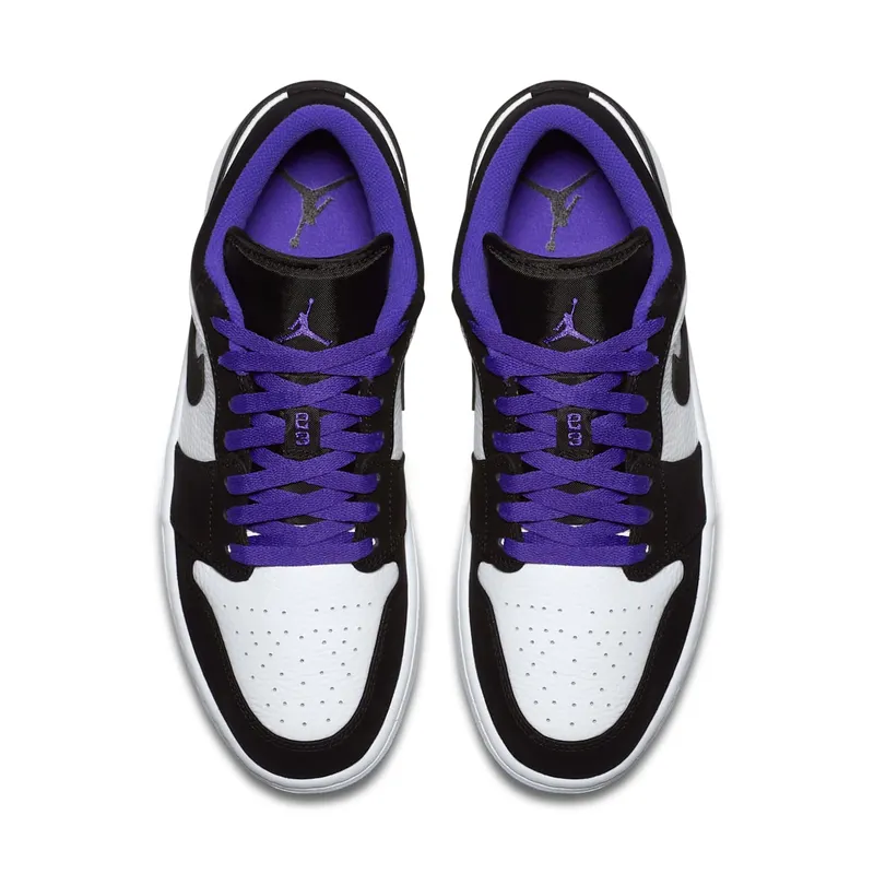 Jordan 1 Low Concord White/Black-Dark Concord (553558-108)