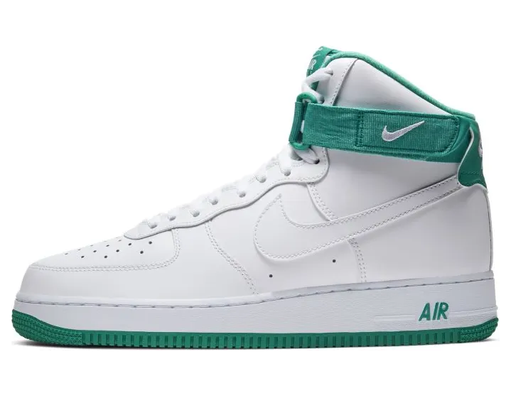 Nike Air Force 1 High White Neptune Green
