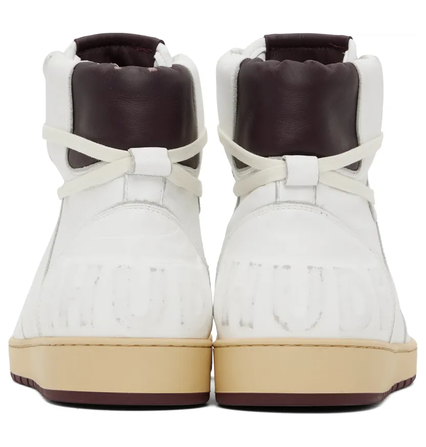 Rhude Rhecess-Sky Hi “White/Burgundy” (RHFW22FO06489500) (2)