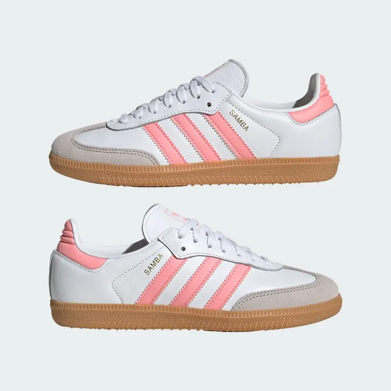 Adidas Samba OG Kids Cloud White / Semi Pink Spark / Gum (JP5480)