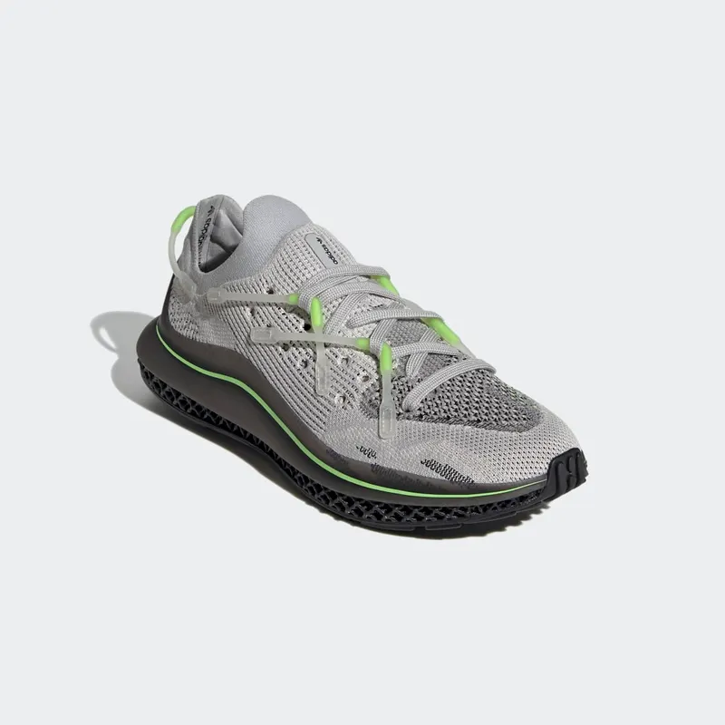 adidas 4D Fusio Grey One / Core Black / Signal Green (H04511)