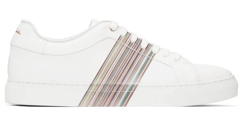 Paul Smith White Signature Stripe Basso 1 WHITE (M1S-BAS59-ATRI)