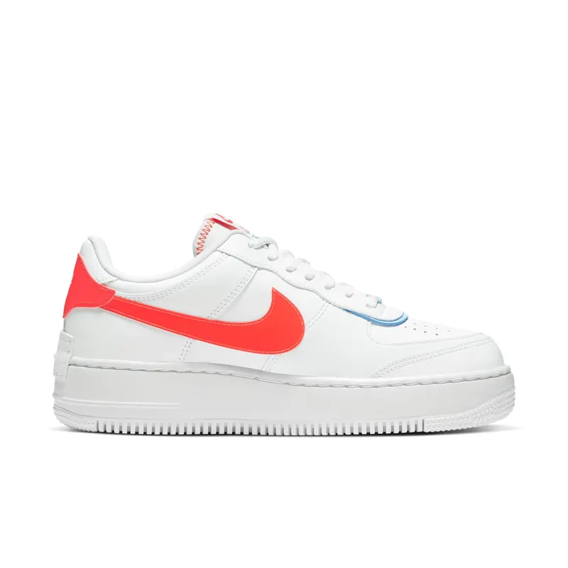 Nike Air Force 1 Shadow Summit White Team Orange (W) (2020) (CQ9503-100)