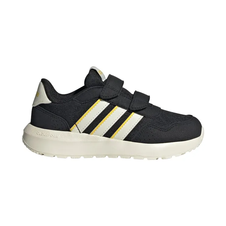 adidas Run 60s Core Black Off White Utility Yellow (IE6436)