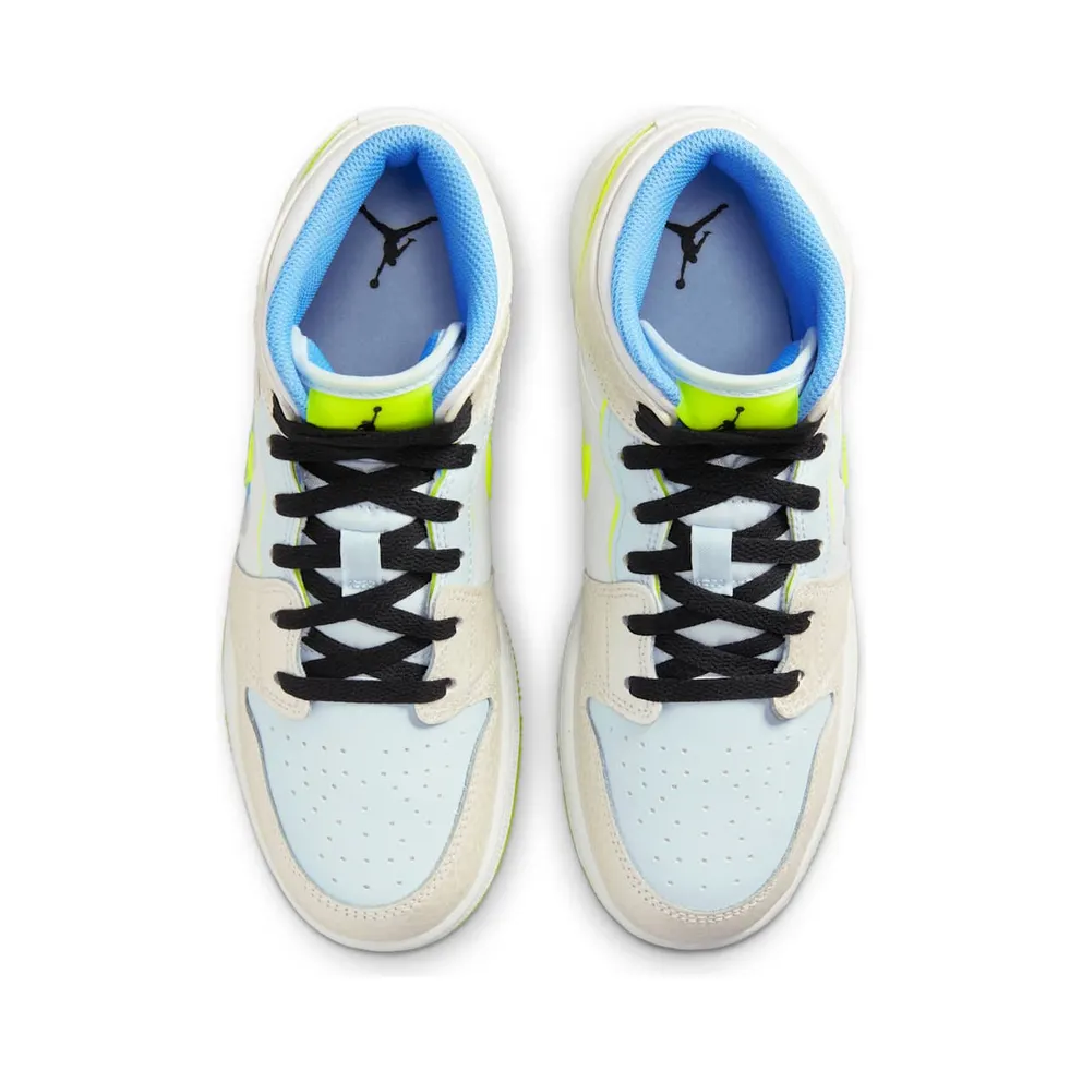 Air Jordan 1 Mid SE GS “Warped Swoosh'” (DV1314-017)