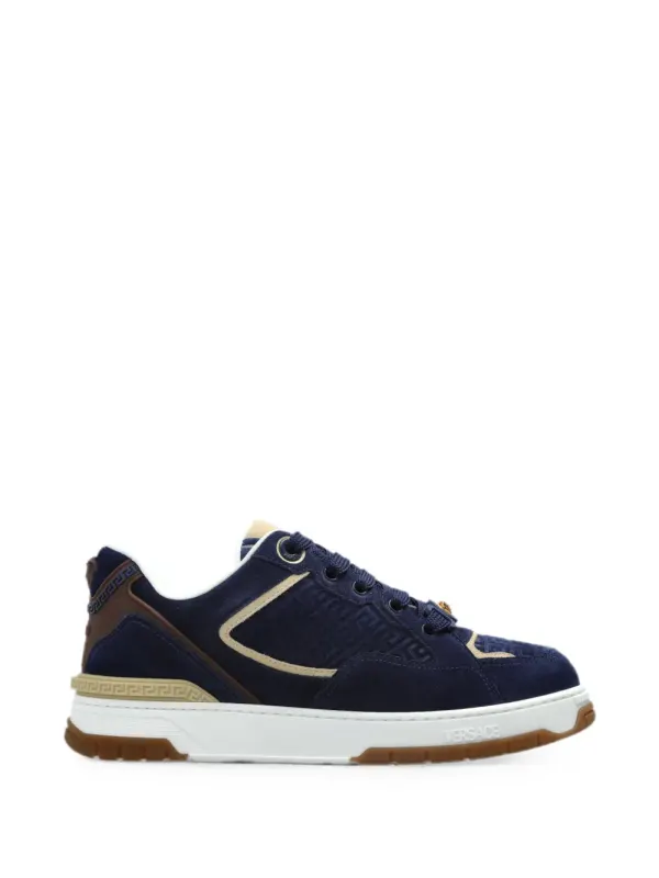 Versace Biggie Basket aus Wildleder – Brown (10256551A18539)