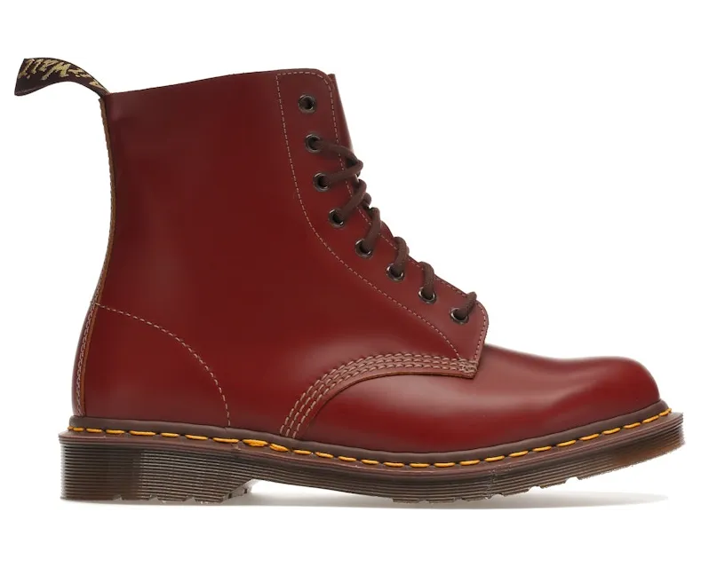 Dr. Martens 1460 Vintage Made In England Lace Up Boot Oxblood Quilon (12308601)
