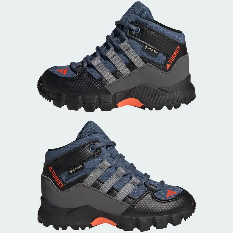 Adidas Terrex Mid GORE-TEX Hiking Wonder Steel / Grey Three / Impact Orange (IF7525)