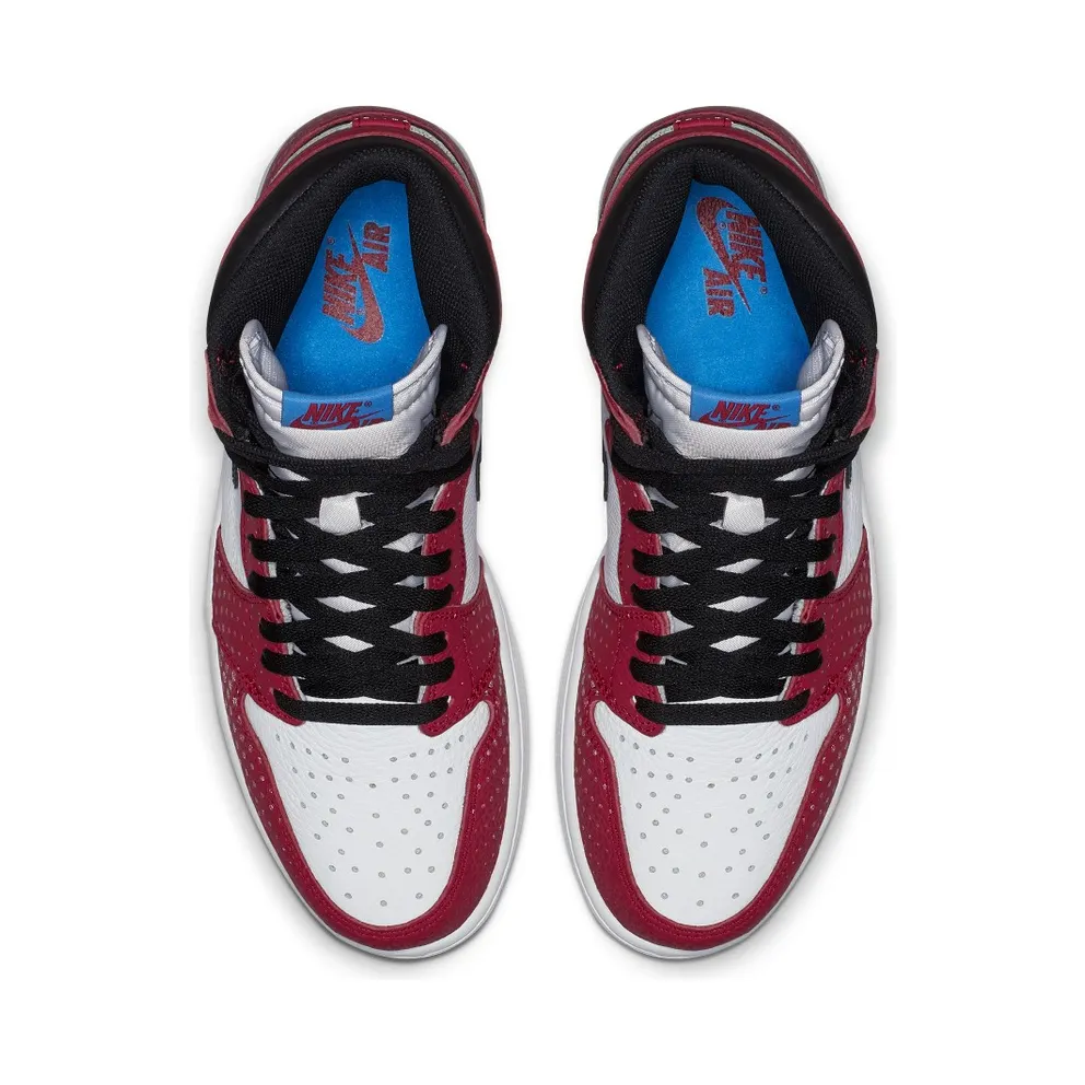 Air Jordan 1 Retro High OG ‘Chicago Crystal’ (Spider-Man Origin Story) (2018) (555088-602)