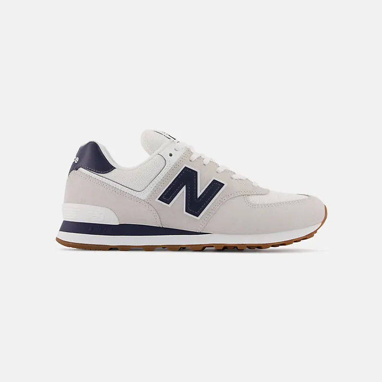 New Balance 574 White Navy Gum (ML574TF2)