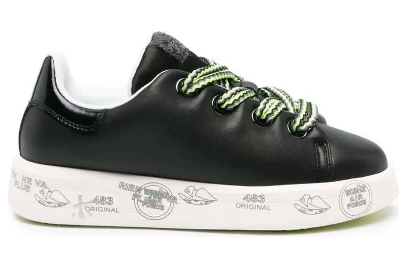 Premiata Belle 6550 leren “Black” (BELLE6550)