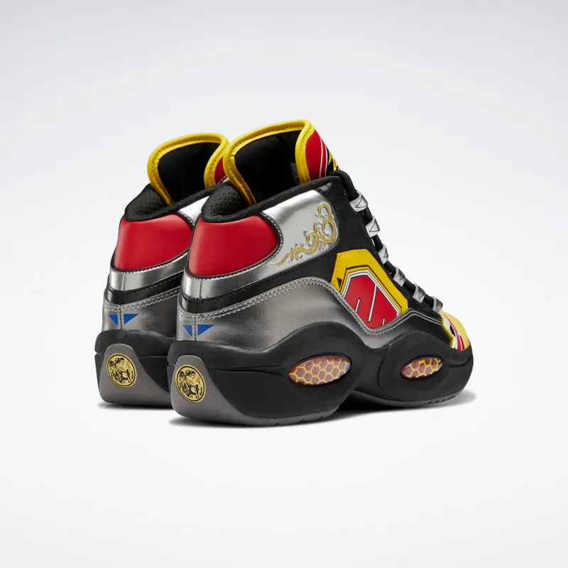 Adidas Power Rangers Question Mid Black / Silver Metallic / Vector Red (GY0590)