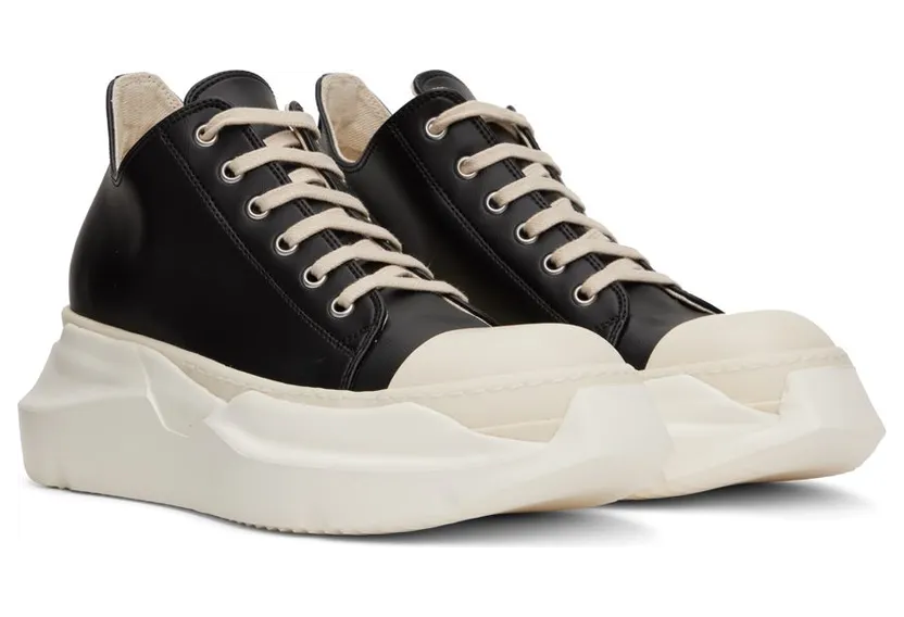 Rick owens Black Abstract 911 BLACK/MILK/MILK (DU02B4842 VL) (4)