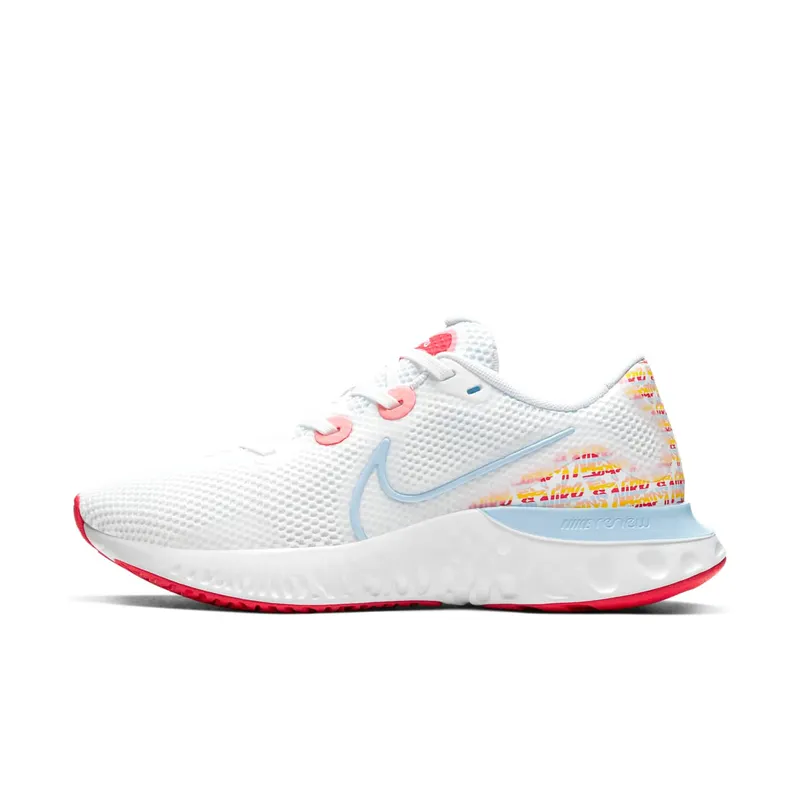 Nike Renew Run White White/Track Red/Washed Coral (CW5633-100)