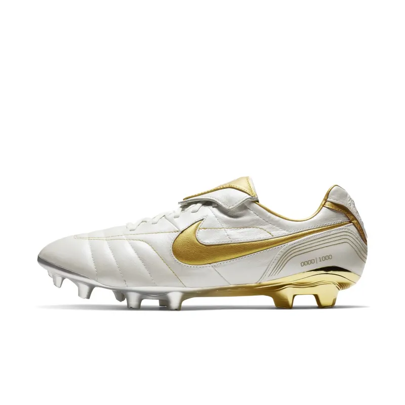 Nike Legend 7 Elite 10R FG Ronaldinho Metallic Summit White/Metallic Gold Coin (BV5747-107)