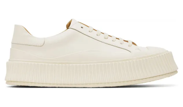 Jil Sander Off-White Vulcanized Sneakers (JI32535A-11560)