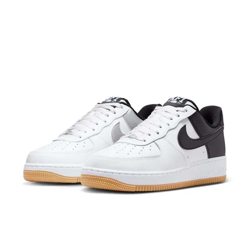 Nike Air Force 1 Low ’07 LV8 “White Black Metallic Silver” (IB6847-100)