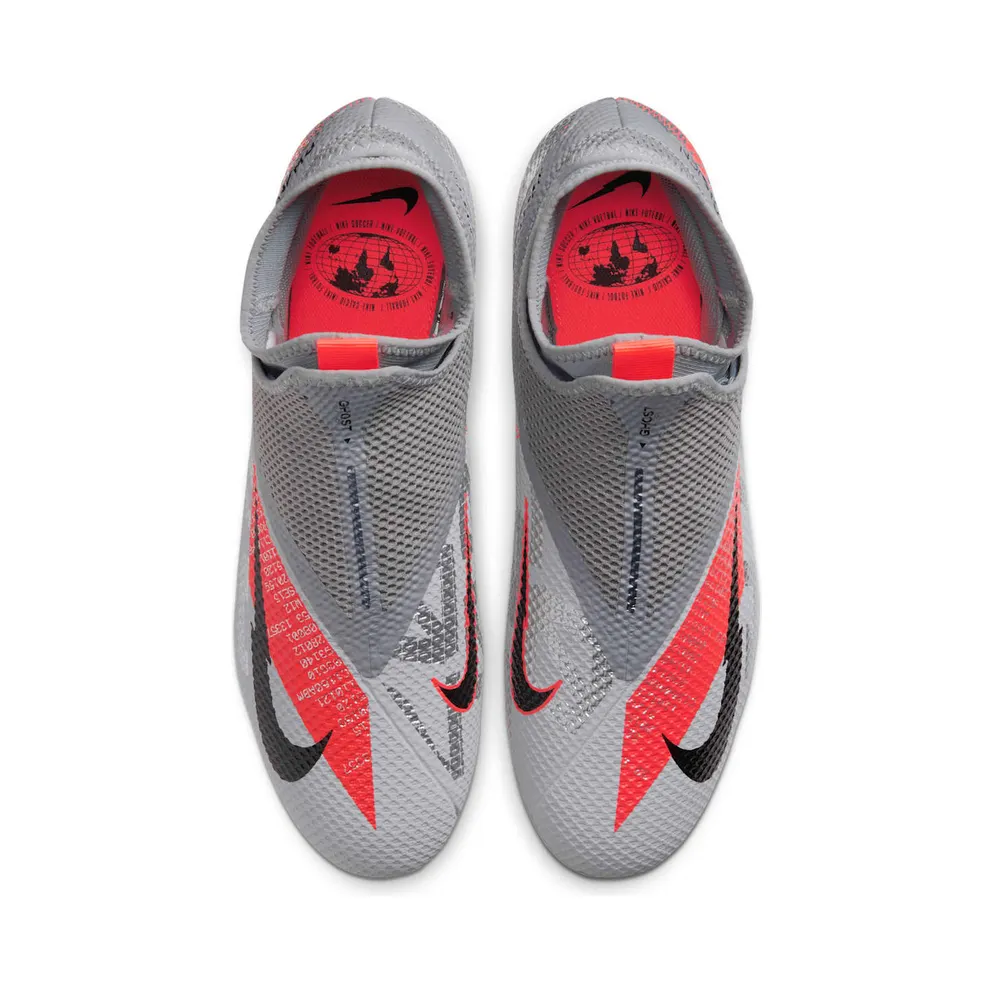 Nike Phantom Vision 2 Academy Dynamic Fit MG Metallic Grey Crimson (CD4156-906)