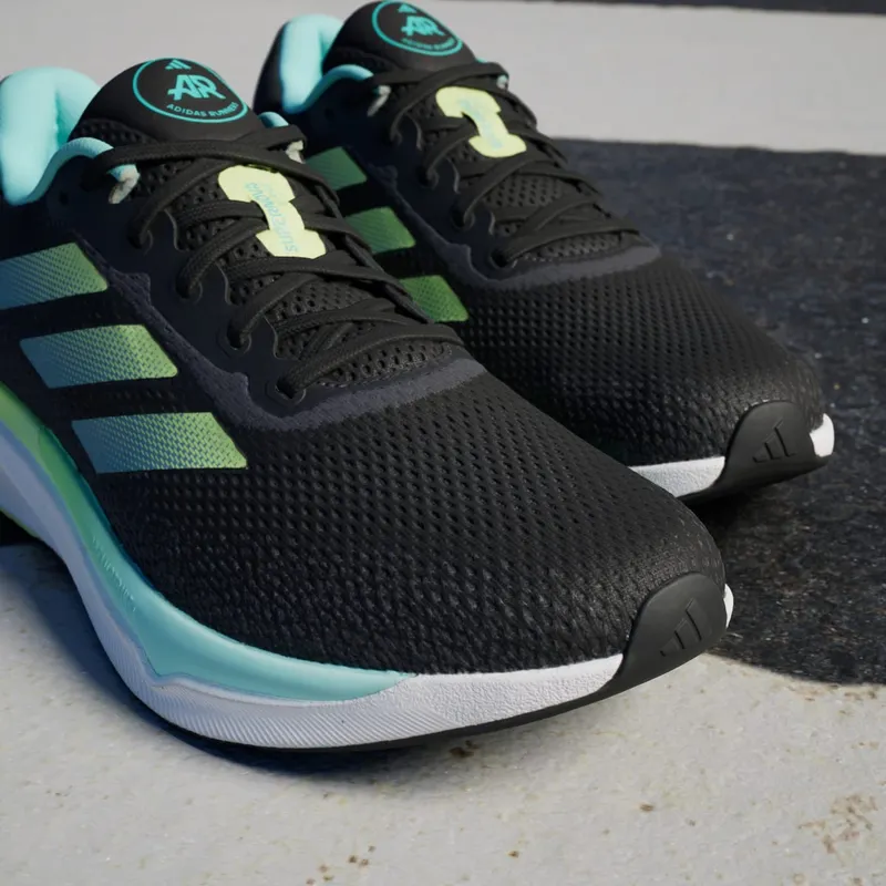 adidas Supernova Stride Core Black Pulse Lime Flash Aqua (IH2909)