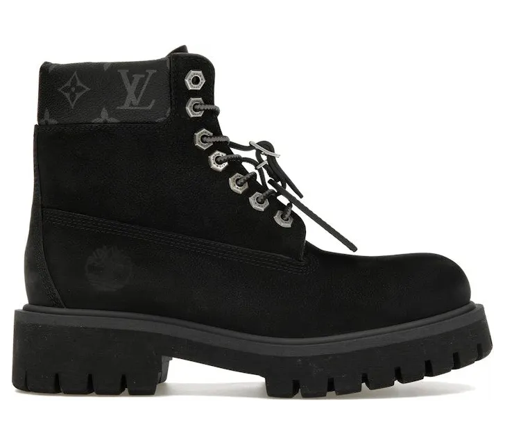 Louis Vuitton Timberland 6″ Ankle Boot Black (1AD75A)