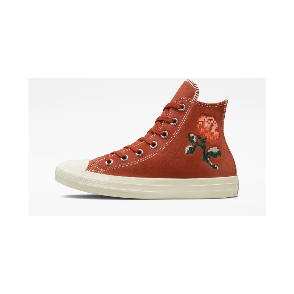 Converse Chuck Taylor All Star Embroidered Roses Rugged Orange/Egret/Midnight C (A04297C)