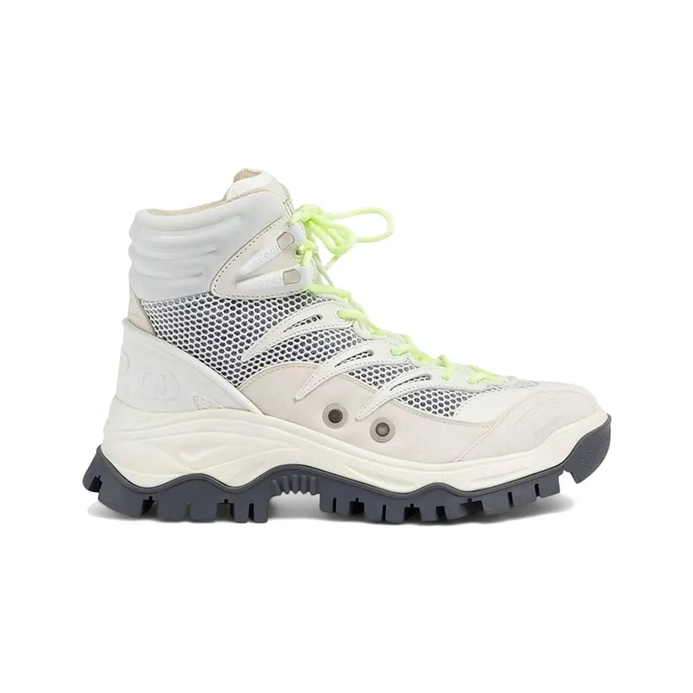 Gucci Lace Up Ankle Boot Grey White (701268 2KD20 9094)