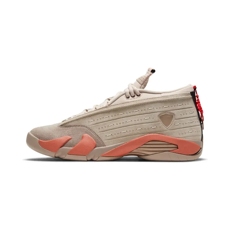 Air Jordan 14 Retro Low CLOT “Sepia Stone / Desert Sand / Terra Blush” (DC9857-200)