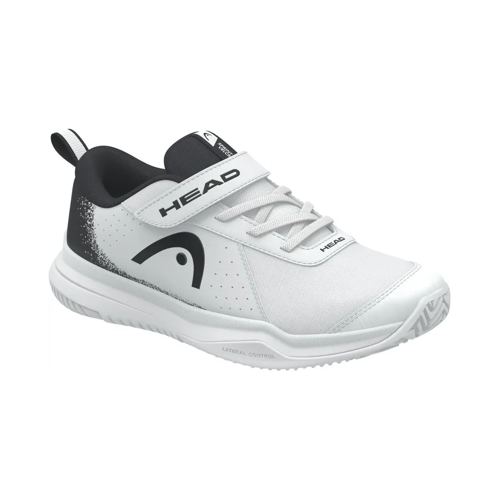 Head Sprint Velcro 4.0 Kids Tennis Shoes, White (275535)