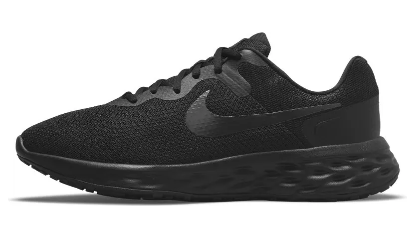 Nike Revolution 6 voor heren (extra breed) Zwart (DD8475-001)
