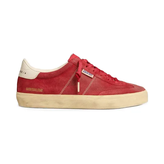 Golden Goose Soul Star aus Wildleder “Red” (GWF00464F008349)