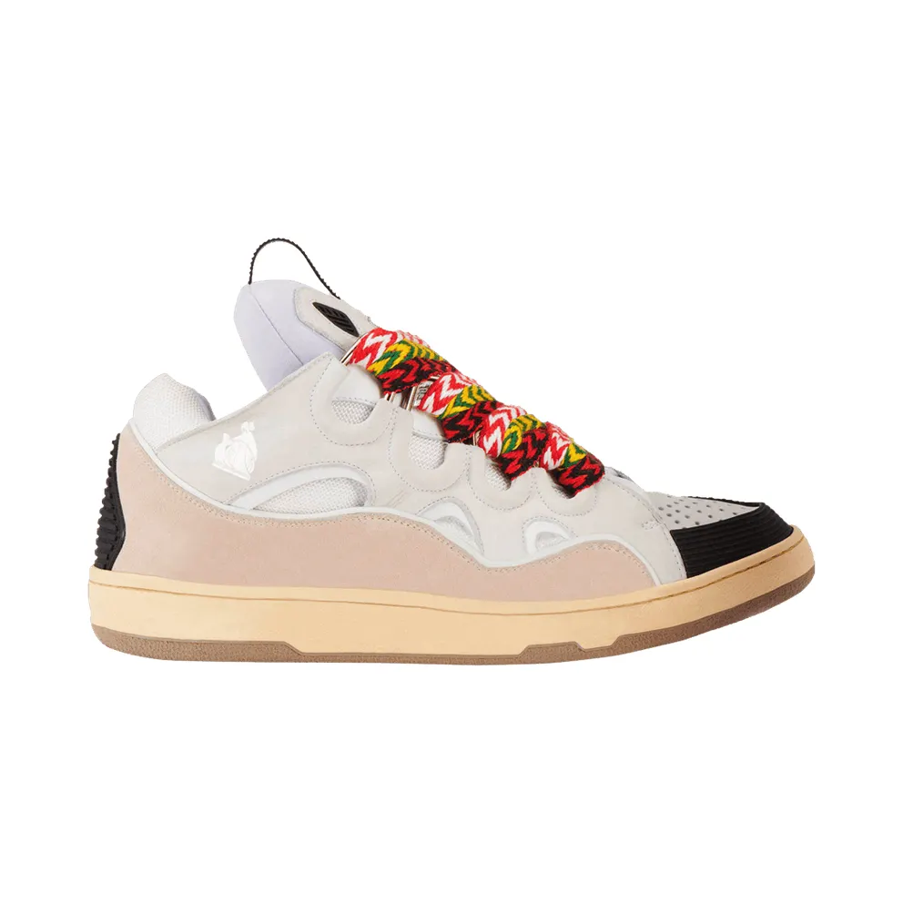 Lanvin Leather Curb White Ivory (FM-SKRK11-DRAG-A2000)