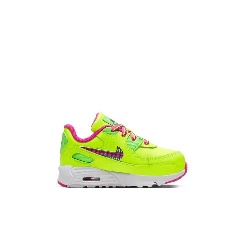 Nike Air Max 90 Volt Fire Pink Green Strike (TD) Volt/Fire Pink-Green Strike-Multi-Color (CW5798-700)