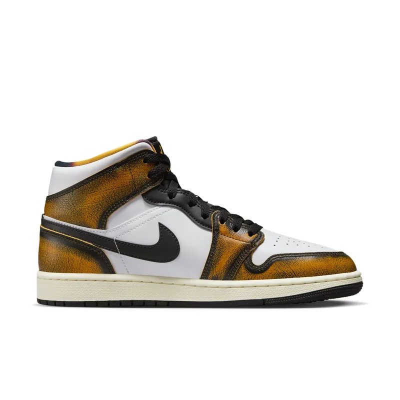 Jordan Air Jordan 1 Mid SE “Black/Taxi-White-Sail” (DQ8417-071)