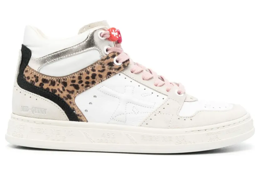 Premiata High-Top-Sneakers mit Schnürung Nude (MIDQUINND6503)