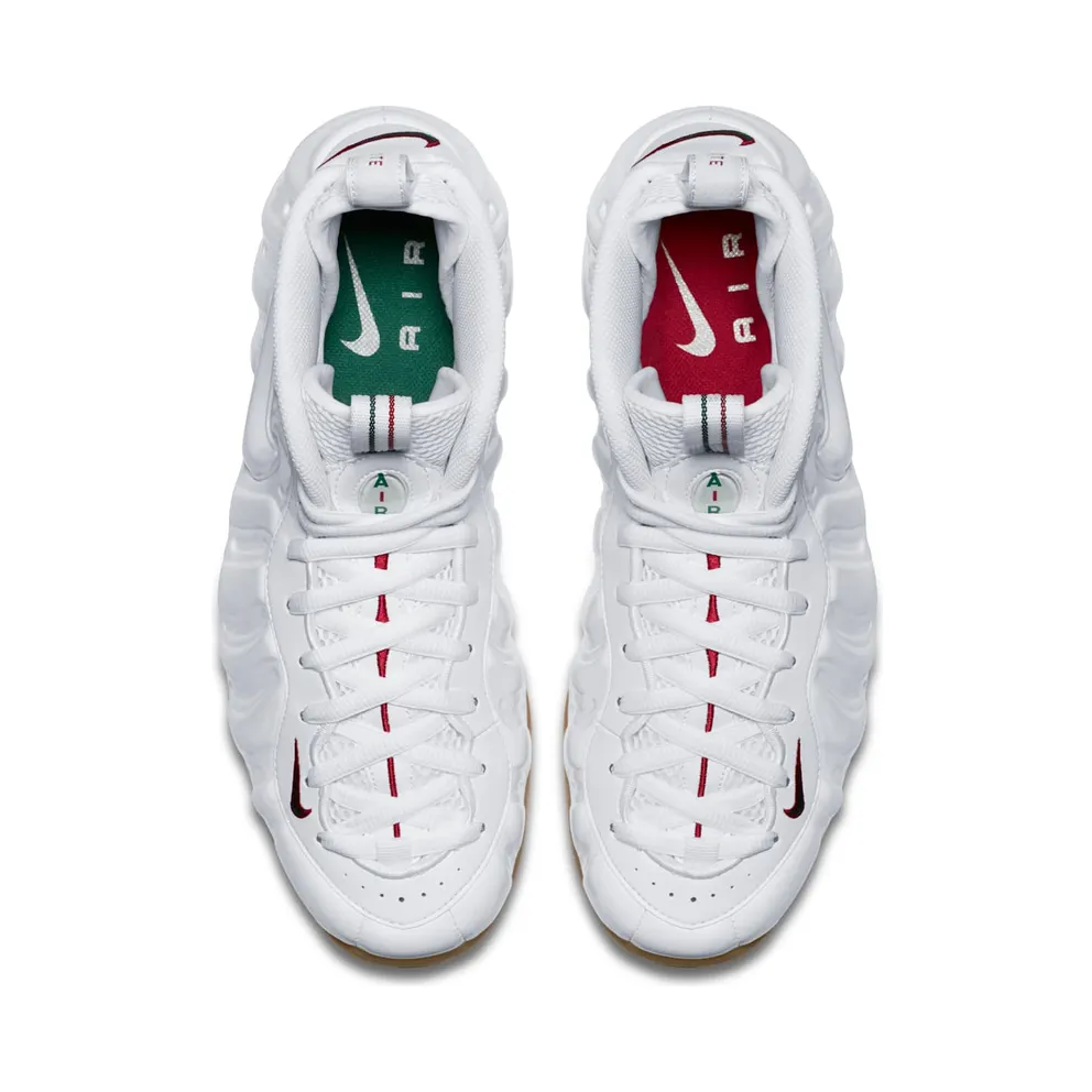 Nike Air Foamposite Pro White Gucci White/White-Gym Red-Gorge Green (624041-102)