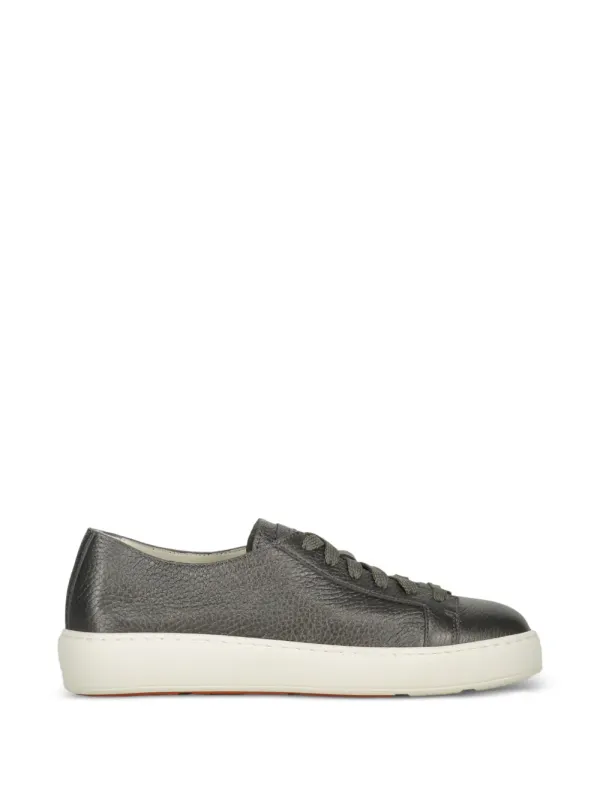 Santoni Sneakers aus Leder – Grau (WBCE53853BARCFAS)