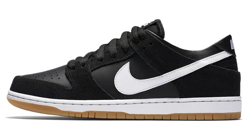 Nike SB Zoom Dunk Low Pro “Black / Gum Light Brown / White” (854866-019)
