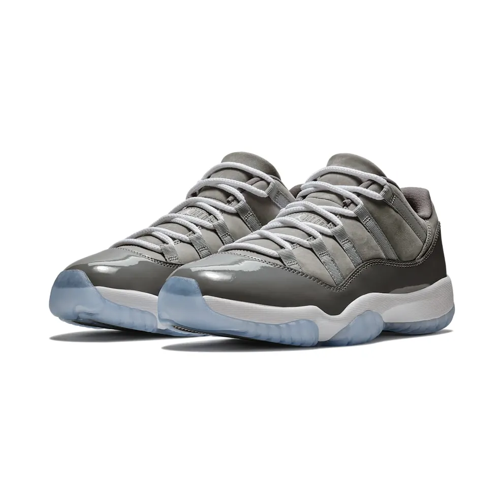 Jordan 11 Retro Low Cool Grey Medium Grey/White-Gunsmoke (528895-003)