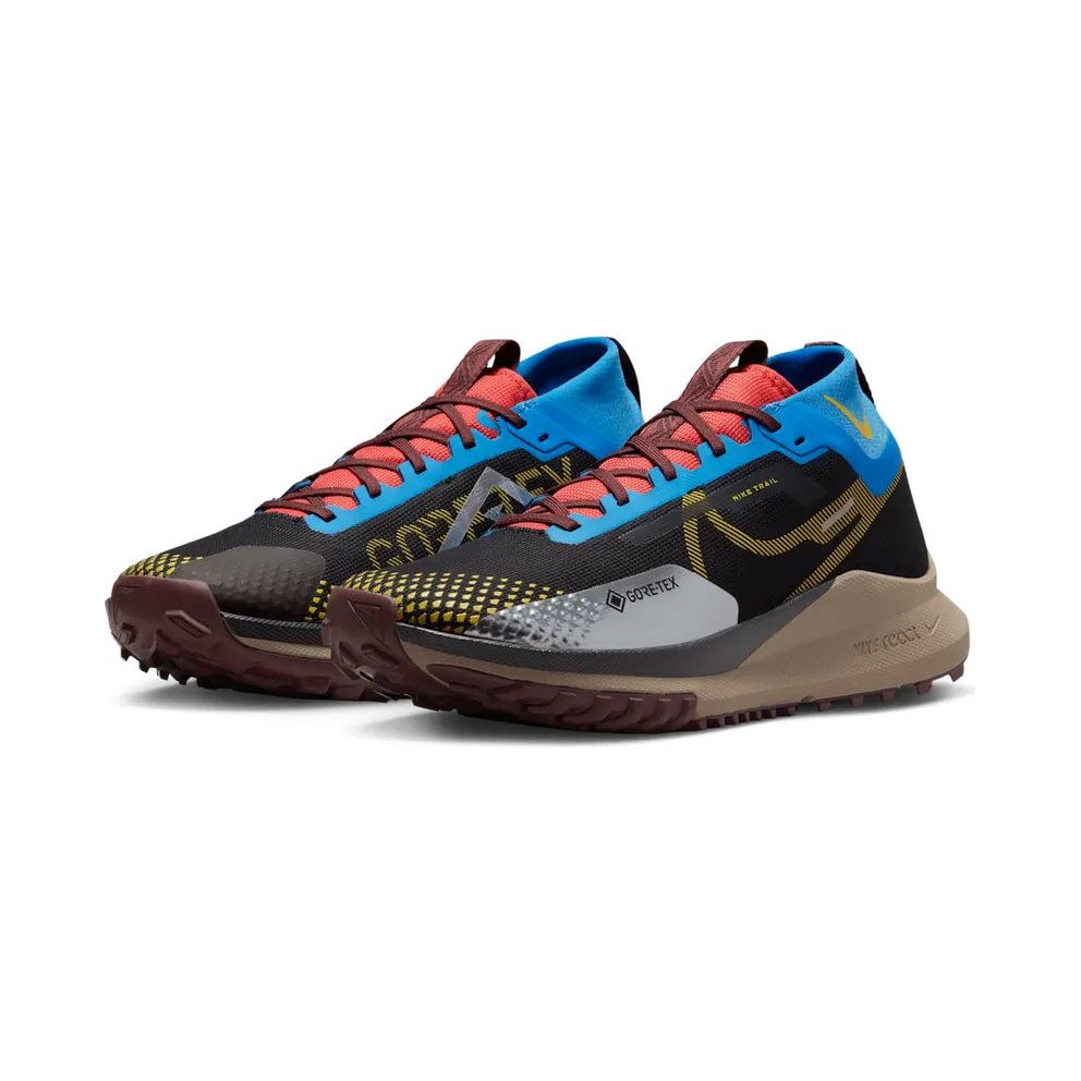 Nike React Pegasus Trail 4 Gore-Tex Black Vivid Sulfur Blue (DJ7926-003)