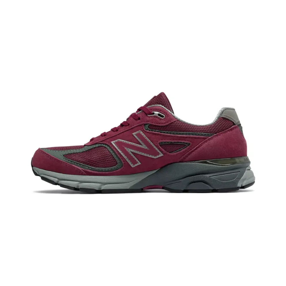 New Balance 990v4 Burgundy Burgundy/Grey (M990BU4)