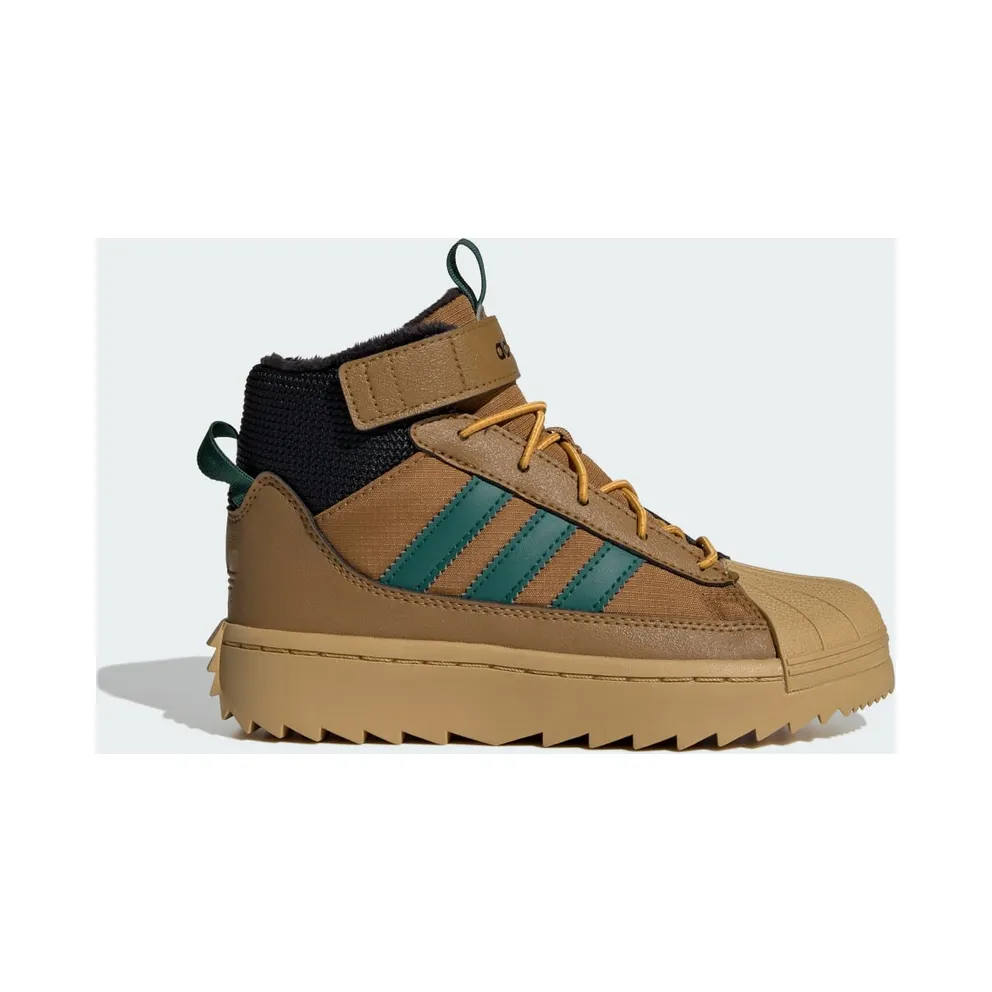 Adidas Superstar Winter Trek Kids Bronze Strata / Collegiate Green / Golden Beige (JQ0343)