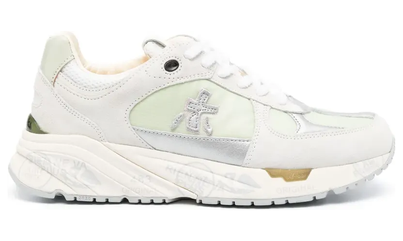 Premiata Mased mit Kontrasteinsätzen Nude (MASED6674)